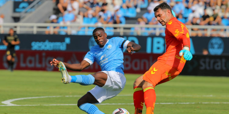 Imagen de un partido de la UD Ibiza. Foto: UD Ibiza