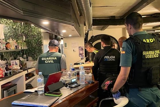 Imagen del club cannábico investigado facilitada por la Guardia Civil