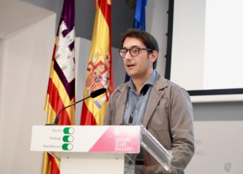 Iago Negueruela, en una rueda de prensa posterior al Consell de Govern.