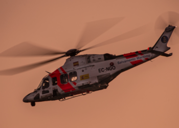 Helicóptero de Salvamento Marítimo. Foto: SS.