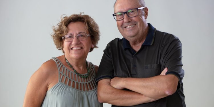 Antònia Cirer y Sebastián Candela.