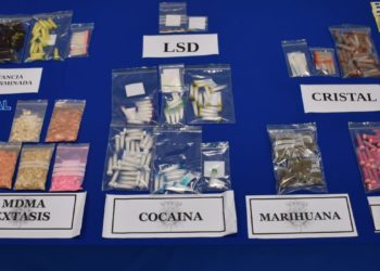 Sustancias incautadas por la Policía Nacional de Ibiza.