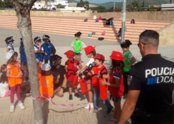 Imatge de la formació al CEIP Can Guerxo. Foto: Ajuntament de Sant Josep.