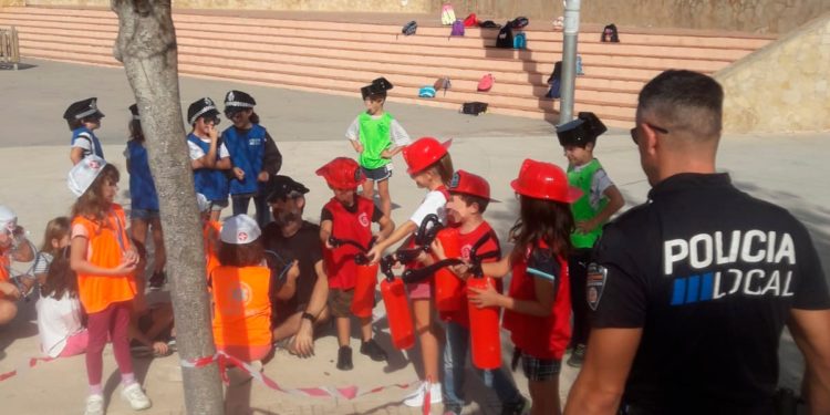 Imatge de la formació al CEIP Can Guerxo. Foto: Ajuntament de Sant Josep.