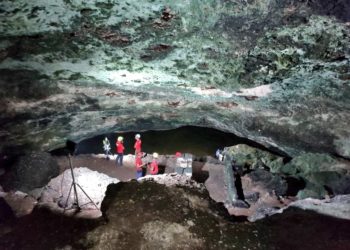 La cueva del rescate, en una imagen de los Bomberos de Mallorca