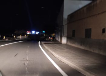 Imatge de la zona del pas inferior de l'E-20 cedida pel PSOE.