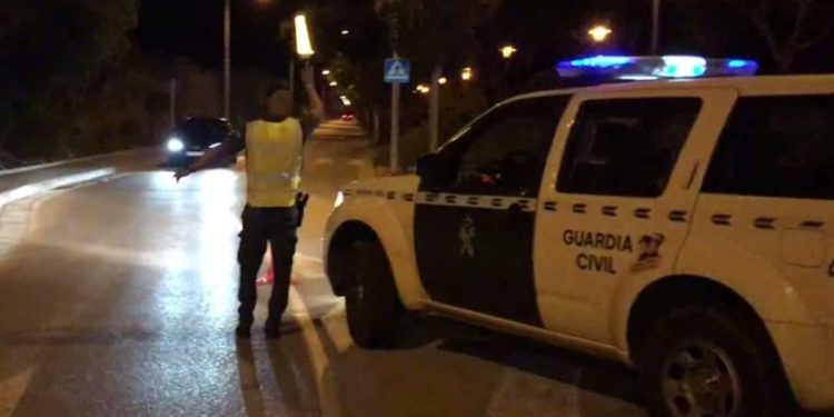 Control de la Guardia Civil.