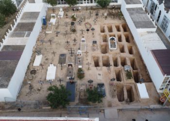 Cementero de Sant Francesc donde se han hecho excavaciones del Plan de fosas que han permitido recuperar e identificar a fallecidos en Es Campament.