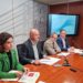 Rosario Sánchez, Vicent Marí, Juan Pedro Yllanes y Josep Marí Ribas, Agustinet, hoy en la sede del Consell.