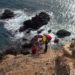 Imagen del rescate en Cala Llenya. Foto: Bomberos Ibiza.