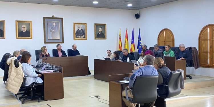 Pleno de Sant Josep en el que se han aprobado los presupuestos.