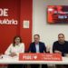 Imatge de la reunió de l'Agrupació Socialista de Santa Eulària des Riu, facilitada per la formació.