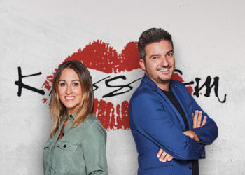 María Lama y Xavi Rodríguez, presentadores de Las mañanas Kiss