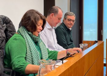 Concejales del PP en el pleno municipal de Vila de este jueves. Foto: PP Eivissa.
