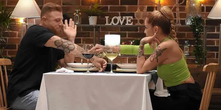 Dani y Patricia, durante su cita en First Dates.