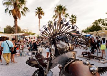 Una edición anterior de Liberarte en Las Dalias.