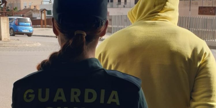 Imagen del detenido facilitada por la Guardia Civil.