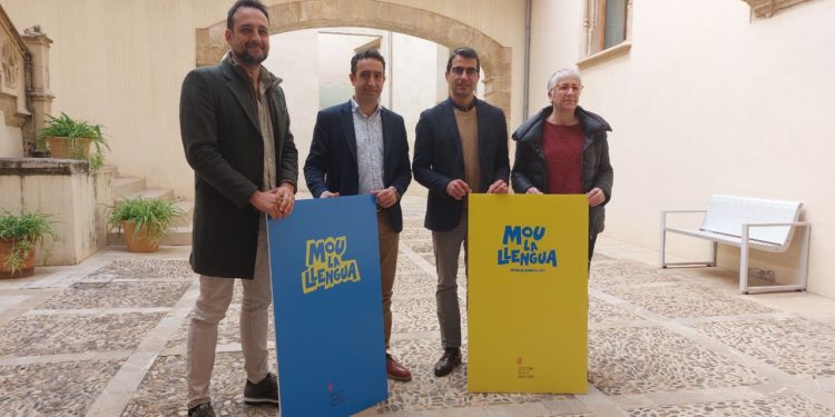Presentación de ‘Mou la llengua’, la campaña en favor del catalán