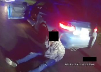 Imagen de la detención. Policía Local de Sant Josep