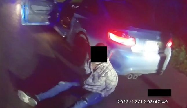 Imagen de la detención. Policía Local de Sant Josep