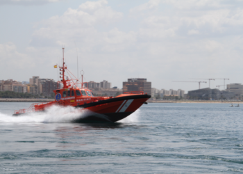 Embarcación de Salvamento Marítimo. Foto: SS (@salvamentogob).