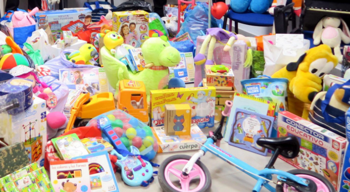 Imagen de archivo de una recogida de juguetes celebrada en 2022.