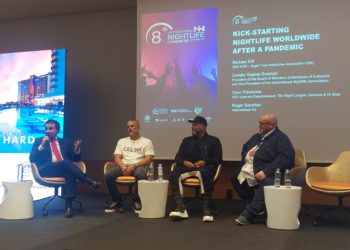 Un momento del International Nightlife Congress celebrado ayer en Tenerife y en el que se premió a varios locales de ocio nocturno de Ibiza.