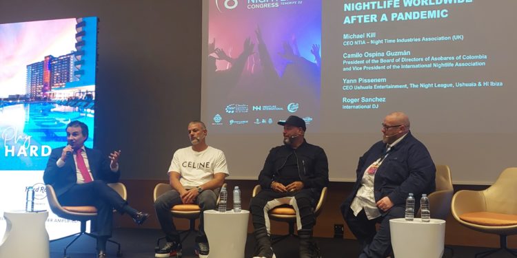 Un momento del International Nightlife Congress celebrado ayer en Tenerife y en el que se premió a varios locales de ocio nocturno de Ibiza.