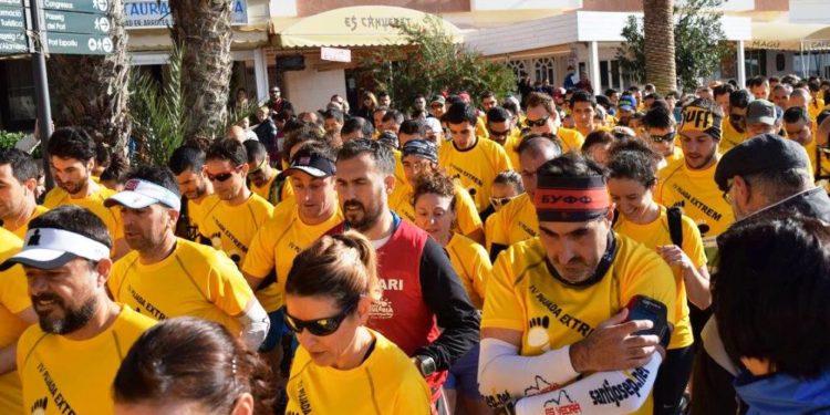 Una edición anterior de la Pujada