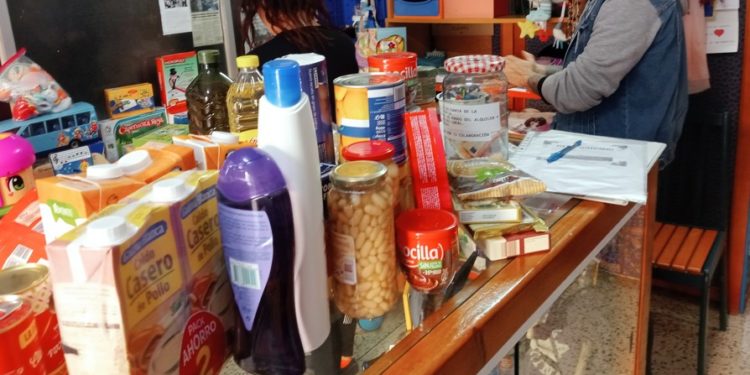 Una imagen de productos donados a La voz de los que nadie quiere escuchar.