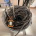 Cubo con gran cantidad de cableado que el hombre presuntamente iba a llevarse de la obra. Foto Policía Nacional de Ibiza