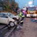 Los bomberos han acudido hasta el lugar de los hechos para sacar a la herida de su coche. Foto: Bomberos Ibiza.