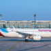 Un avión de Eurowings en el aeropuerto Berlinés de Brandenburg
