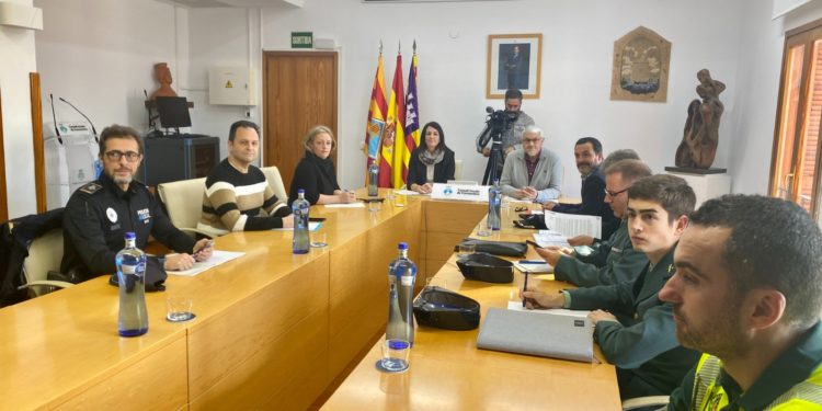 La Junta Local de Seguretat celebrada aquest dilluns a Formentera. Foto: Consell Insular.