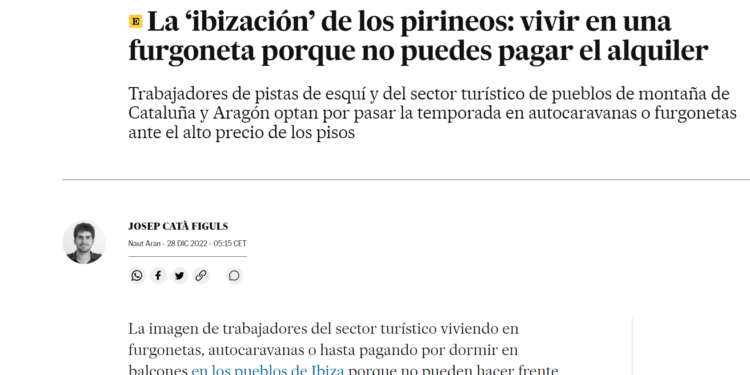 Noticia de este miércoles en el diario El País.