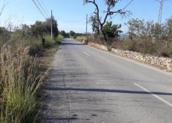 Imagen de la zona afectada por las obras, facilitada por el Ayuntamiento de Santa Eulària