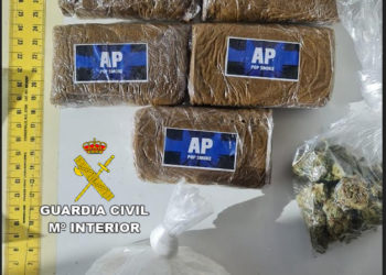 Imagen de archivo de una incautación de drogas.