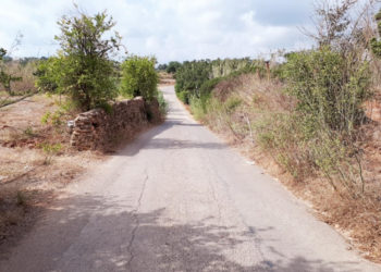 Camino de es Gorg de ses Dones, conocido como Can Olmedo, en Santa Eulària
