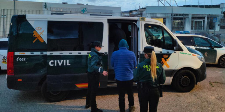 Imagen de archivo de una detención en Sant Antoni.