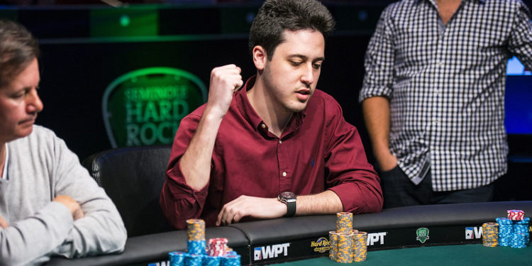 Adrián Mateos en un torneo. Crédito World Poker Tour