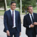 Pedro Sánchez y Emmanuel Macron en un encuentro anterior. Foto Moncloa.
