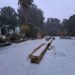Imagen de nieve en Santa Eulària el pasado 23 de enero. Foto: Manuel Rodríguez Méndez