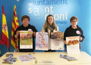 Presentación de las actividades programadas para las fiestas de Corona. Foto: Ayuntamiento de Sant Antoni.