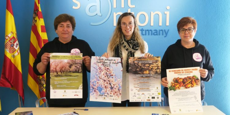 Presentación de las actividades programadas para las fiestas de Corona. Foto: Ayuntamiento de Sant Antoni.