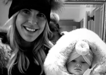 Una imagen de Katie antes de perder la nariz a causa del cáncer que padece.