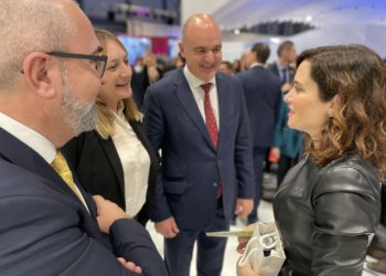 Vicent Roig, Tania Marí, Vicent Marí e Isabel Díaz Ayuso