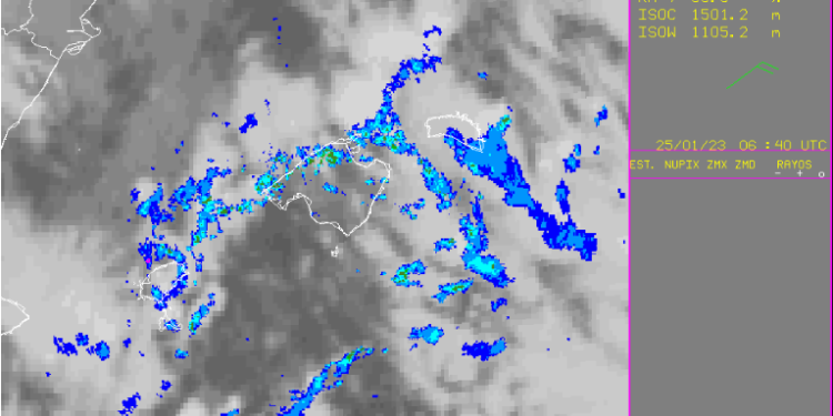 Lluvias esta madrugada. Aemet