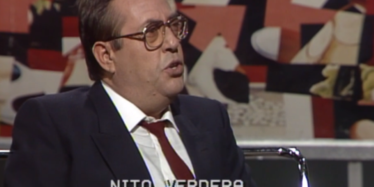 Nito Verdera explica su tesis sobre que Cristóbal Colón era de Ibiza en el programa La Clave. Imagen Archivo TVE