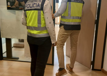 Imagen de la operación facilitada por la Policía Nacional