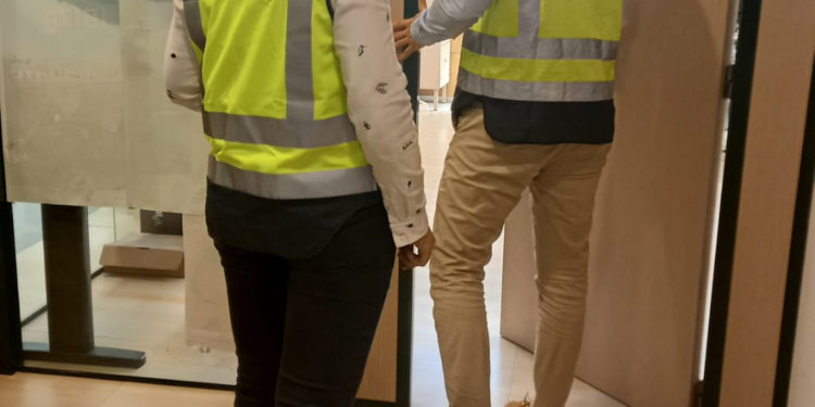 Imagen de la operación facilitada por la Policía Nacional